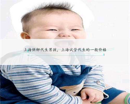 上海供卵代生男孩，上海试管代生的一般价格