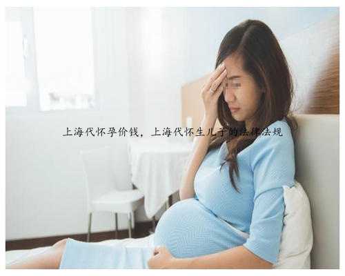 上海代怀孕价钱，上海代怀生儿子的法律法规