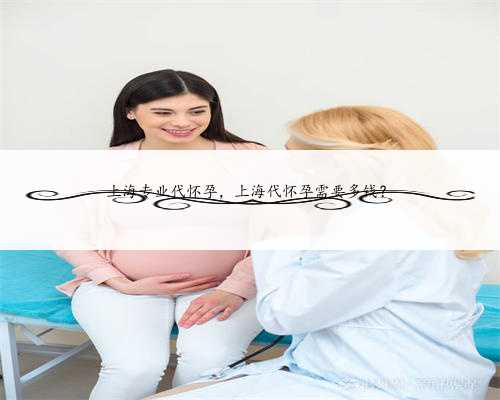 上海专业代怀孕，上海代怀孕需要多钱？